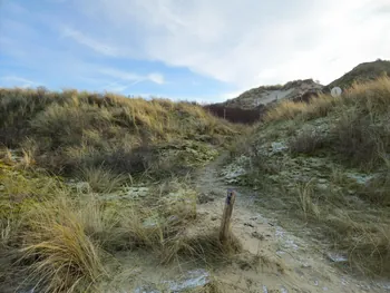 Oostnieuwkerke duinen wandeling in de koude (België)